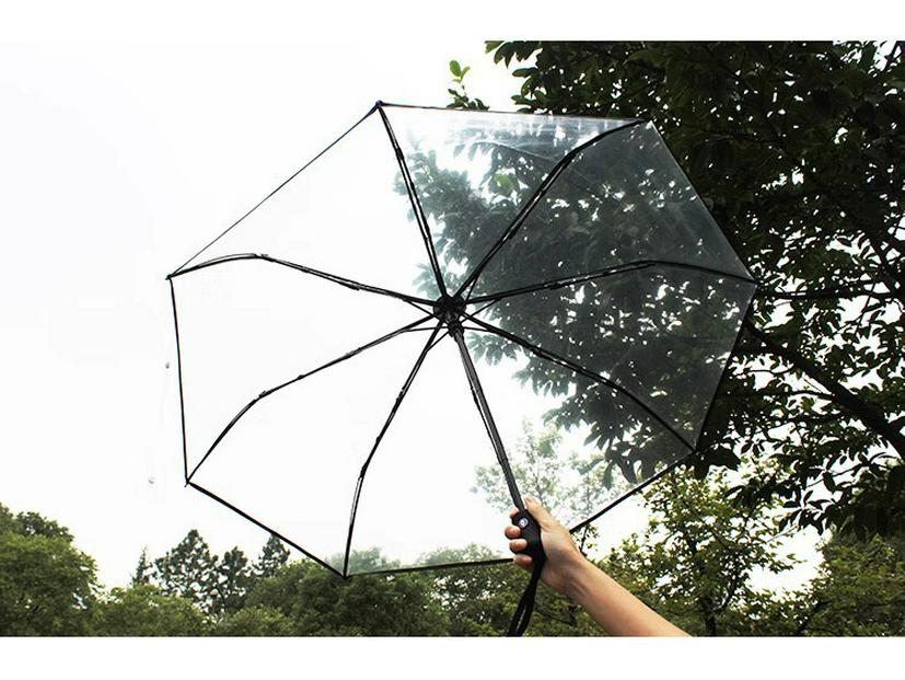 Automatic Double-Canopy Umbrella - Three-Fold, Thickened Design for Couples