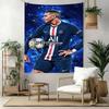 Mbappe'S Style Wall Decor Tapestry Art For Pet Memorial Birthdaywedding Party Backdrop Family Gift