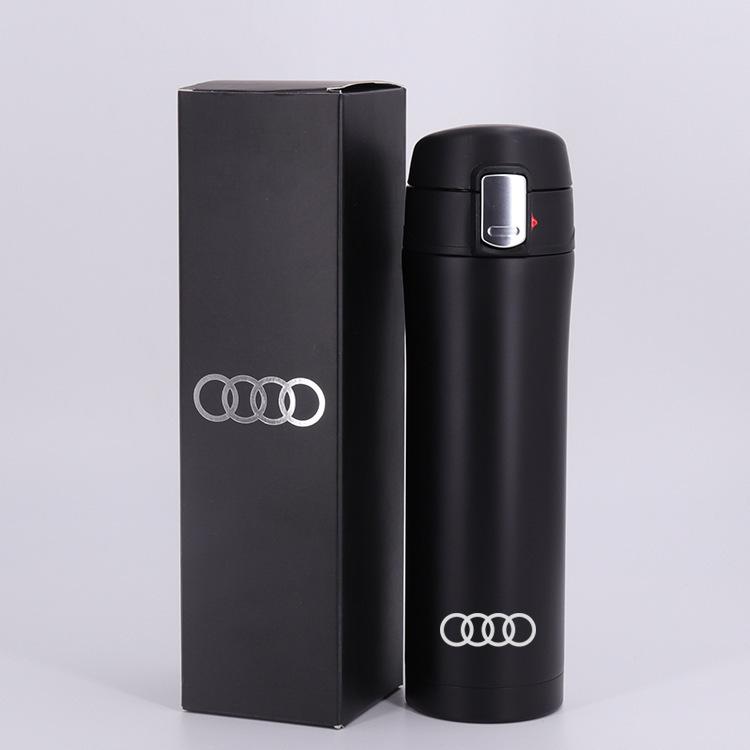 Copo Térmico de Aço Inoxidável com Abertura de um Clique - Presente da Loja 4S