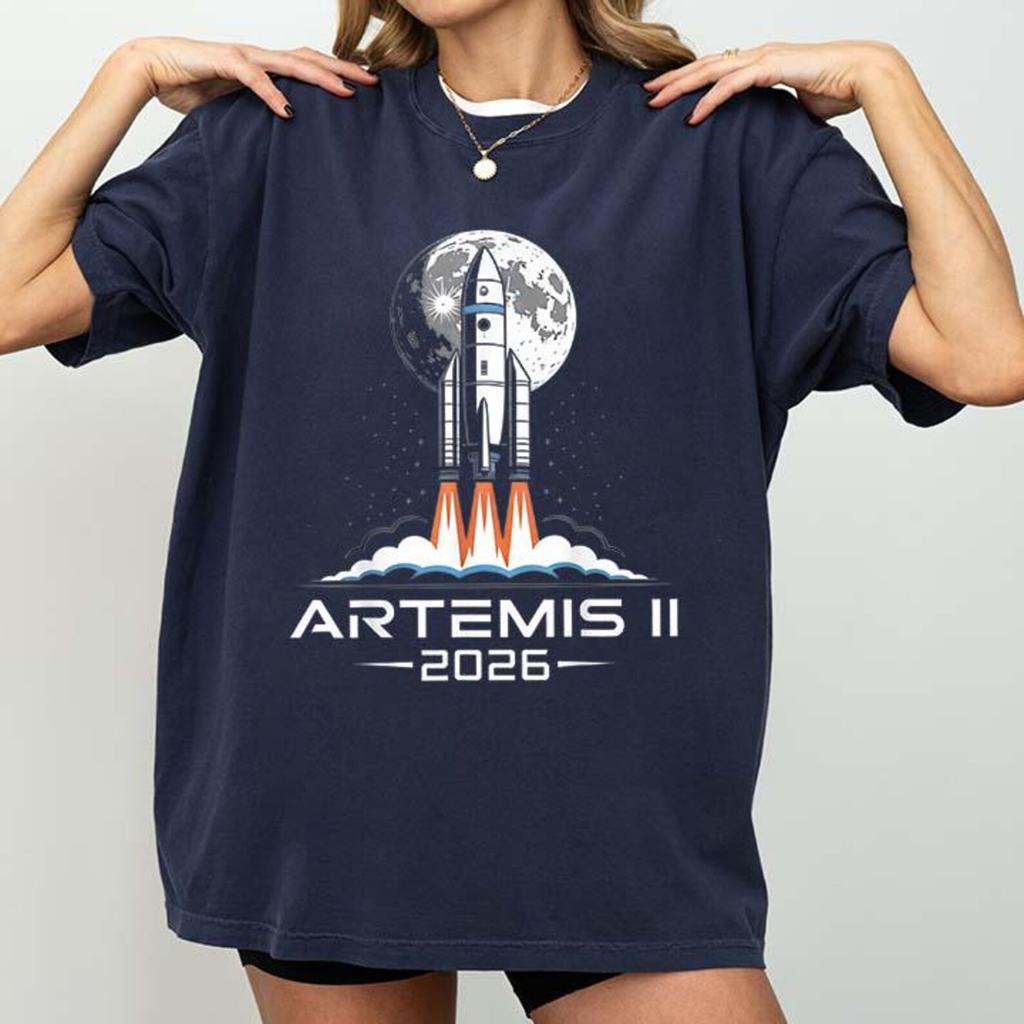 T-Shirt Artemis II Ritorno sulla Luna 2026