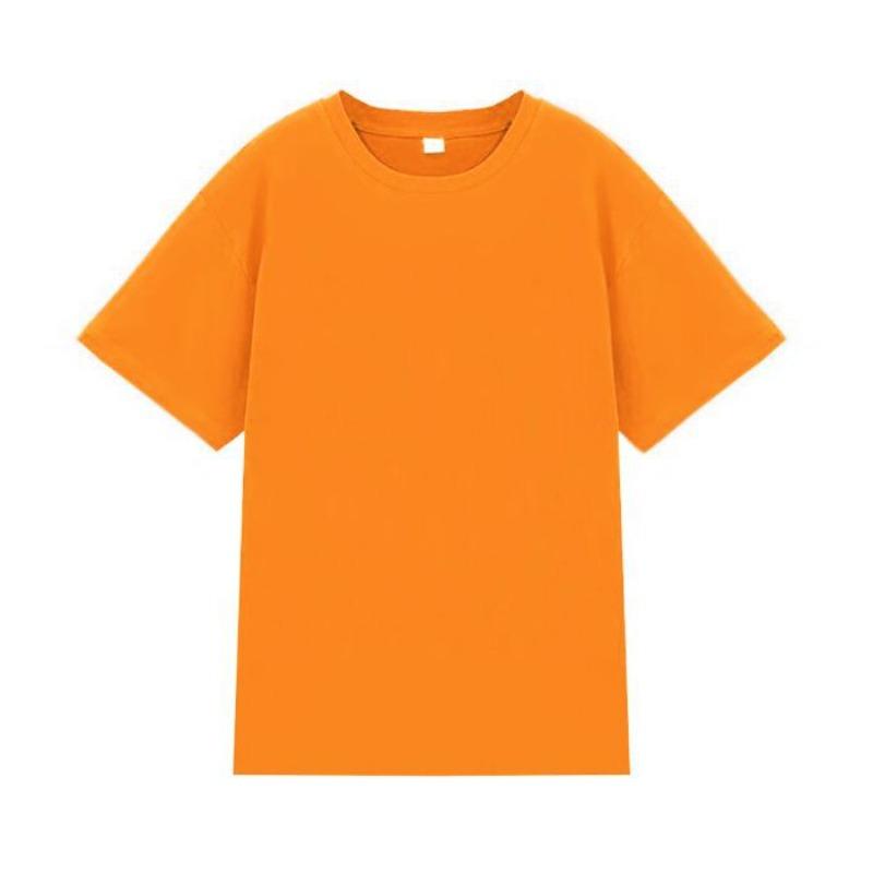 Summer Shoulder Cotton Short-sleeved T-shirt Women's Round Neck Solid Color Loose Large Size Women's New Top