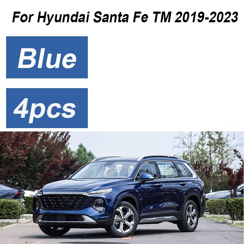 4 PZ Verniciato Per Hyundai Santa Fe TM Body Kit 4a gen - Paraspruzzi Anteriori Paraspruzzi Posteriori Parafanghi Accessori Auto