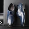 Herren Spitzschuh Gentleman Trendige Lederschuhe Herren Formelle Einzelschuhe Übergröße Business Herrenschuhe Schnürschuhe Lässige Bequeme Schuhe