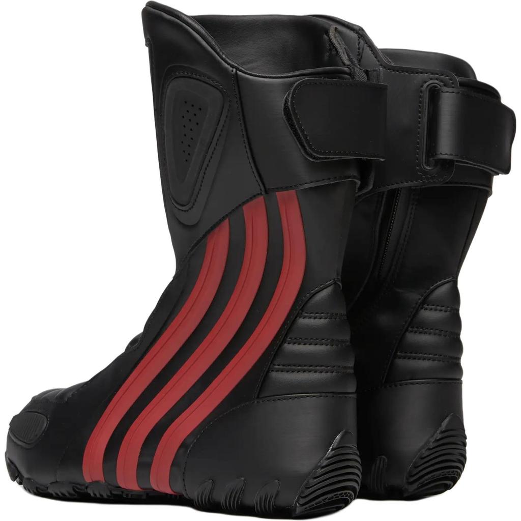 Adidas Ghost Moto Leather Mid Comfortable Versatile Motorcycle Shoes Women Shoes Core-Black KI6799