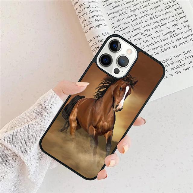 Horse Animal Running cool phone Case Cover For iPhone 17 Air 16 15 14 Plus apple 16 11 12 13 Pro Max coque
