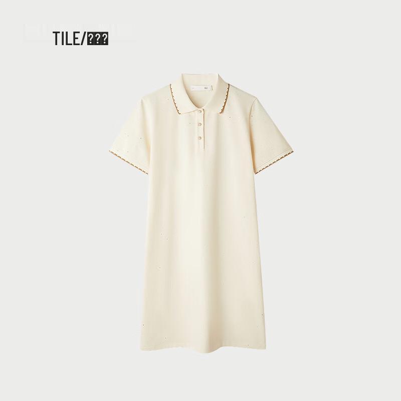 HLA Women's Sequin Embellished Polo Dress