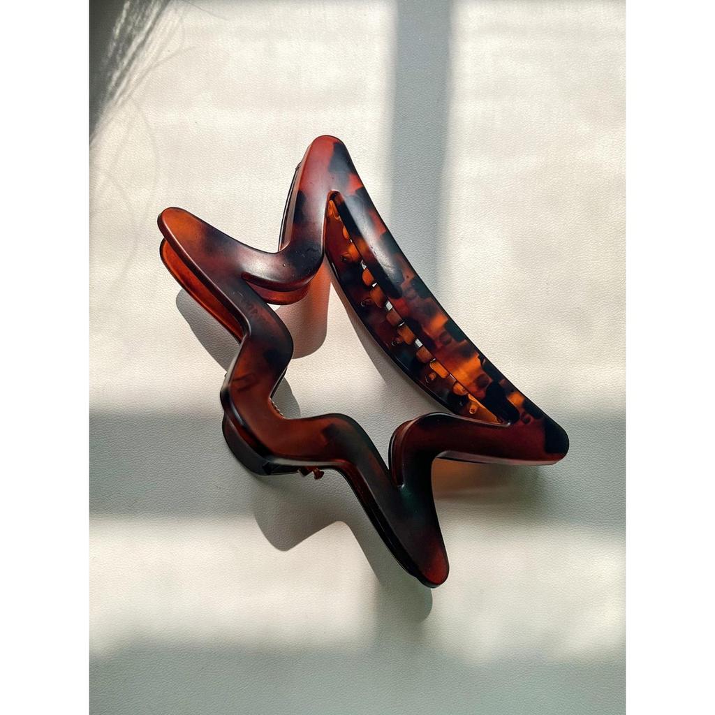 1/2 Pcs Fashion Geometric Hollow Pentagonal Star Hair Claws For Women Girls Party Hair Accessories