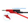 4mm solid copper banana plug test leads, 5-piece injection-moulded test leads, plug-to-plug/plug-to-clamp
