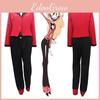 Stylish Hazbin Hotel Charlie Cosplay Costume Outfit Full Set Featuring Perfect Stitches