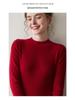 Women's Cashmere Ribbed Midi Dress - Autumn/Winter Solid Color, Slimming Over-Knee Wool Sweater.