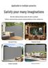Outdoor Aluminum Alloy Side Pull-Out Sunshade Awning for Sun and Privacy Protection