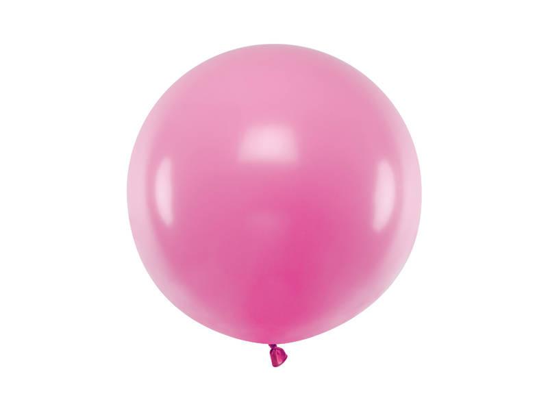 Balon Lateksowy Gigant, Fuksja, Pastel Fuchsia, 60 Cm, 1Szt.