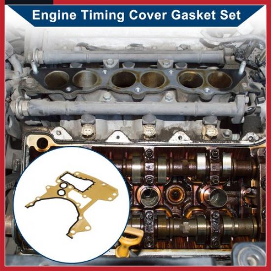 Engine Timing Cover Gasket Set 24405911 for Chevrolet Sonic 1.8L 2012-2018 1Pc