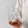 American Latte Coffee Cup Glass Transparent Juice Milk Cup Drinkware Cold Coffee Cup Cocktail Cup