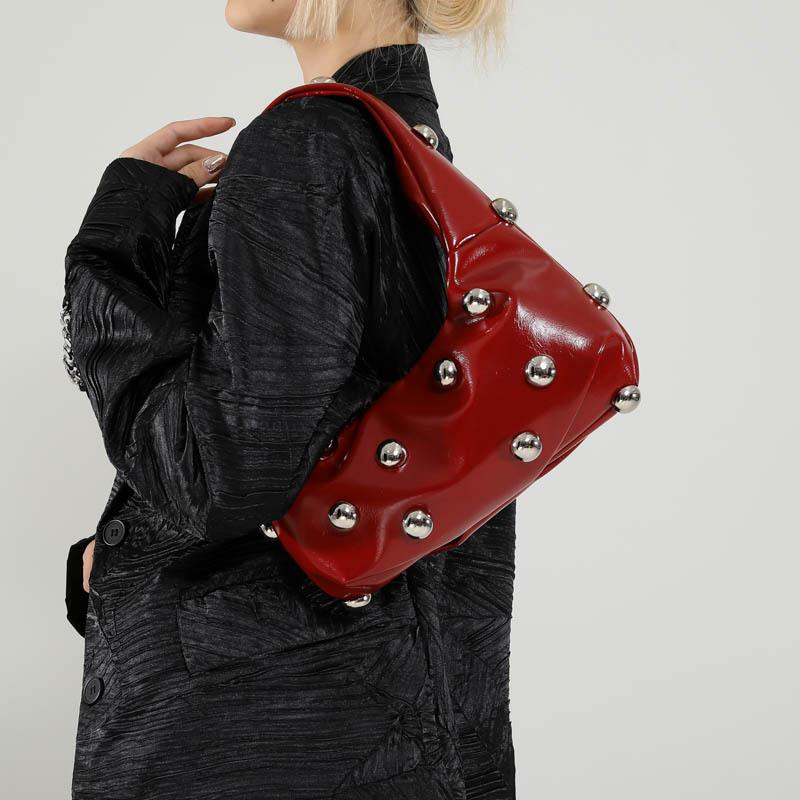 Portable underarm bag women's new trendy retro high-end oblique span bag light luxury niche design fashionable single shoulder