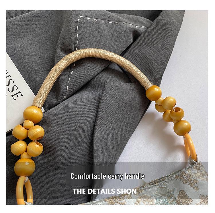 2025 Herbst Bestickte Damen Achsel-Tragetasche: Vielseitiger täglicher Schulter-Eimer-Stil