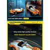 Classic Bay Vintage Vintage Car Alloy Power Toy Car Model Boy Volkswagen Car Model Children's Simulation Kid's Gift