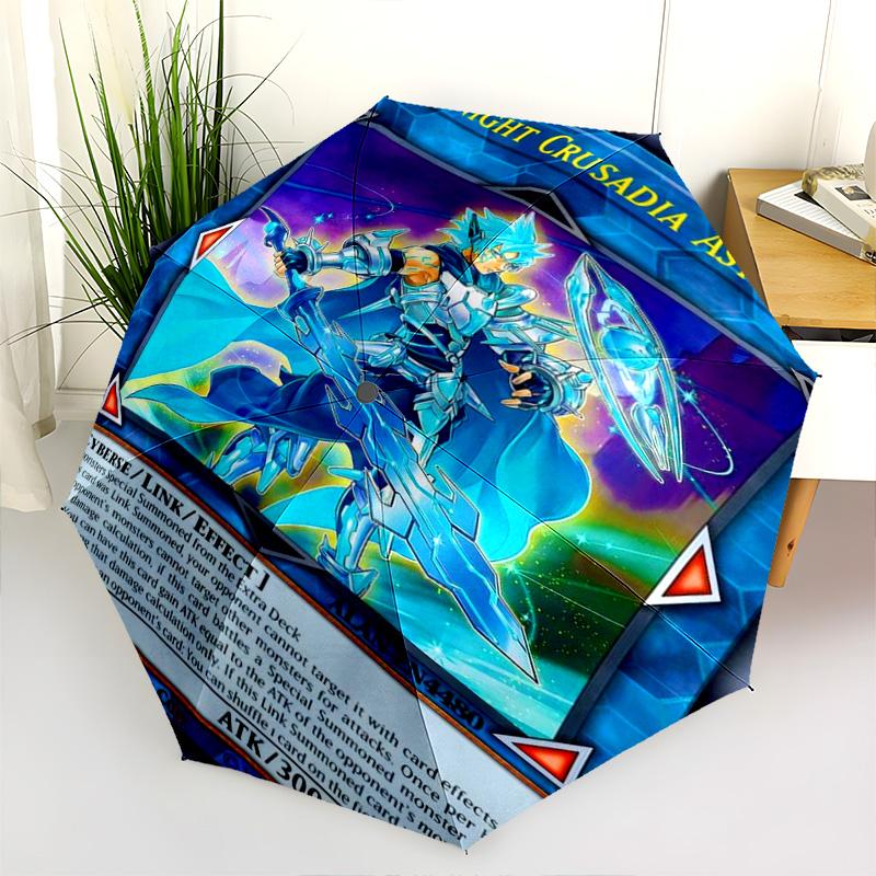 Metal Gandora Folding Umbrella Durable Suitable For All Seasons Printing Outdoor Umbrella