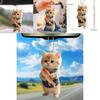 Whimsical Acrylic Animal Figurines Cute Home Decor Keychain For Car And House Decoration