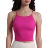 Yoga One-Piece Shockproof Camisole Sports Bra with Chest Pads & Beautiful Back Design for Women