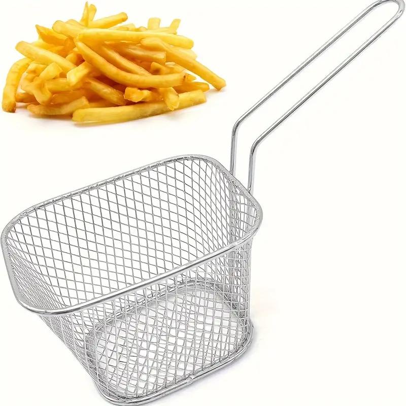 4 stk Matkurv Matlaging Pommes Frites Kurv Mini Frityrkurver Matlaging Pommes Frites Kurv