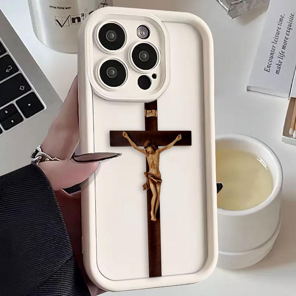 

The Cross Christian Jesus Phone Case For Oneplus 8T 9R 10R 11 12 13 13T 15 NORD ACE CE 2 3 4 5 6 LITE Case DIY Shell Funda Cover OneplusNORDCE5G