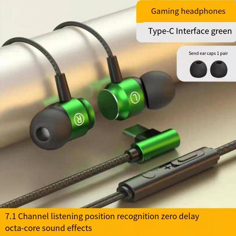 ABS Wired Control Headphones High Fidelity Bass Black