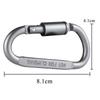 4-6Pcs Carabiner Set For Key Camping Survival Edc Outdoor Keychain Clip Alloy Aluminum Tactical Caribiner Hook Karabiners Set