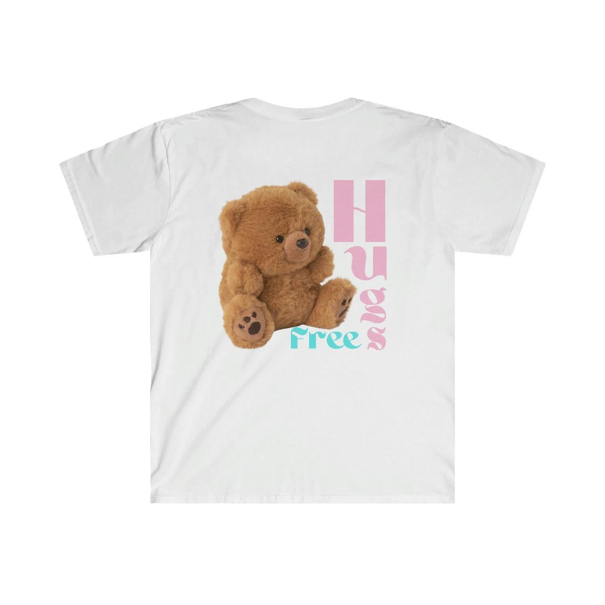 Couples T-shirt -  Free Hugs  shirt / Teddy Bear T-shirt / Valentines Day Shirt S