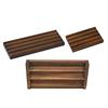 Supporto Display per Monete Challenge a 4 File (Finitura Noce) Custodia Collezionista Monete