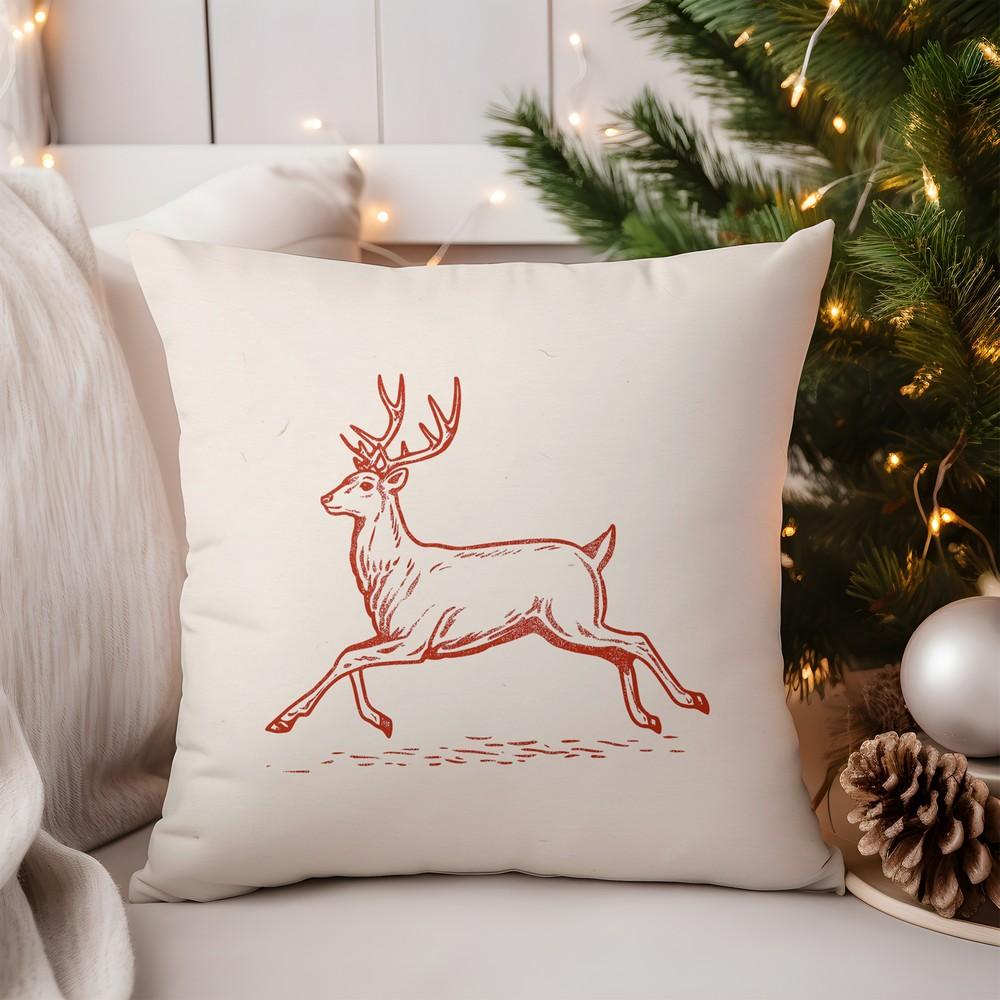 Heimdeko Buntes beleuchtetes Weihnachtsbaum-Muster Kissenmuster Kissenbezug Geeignet für Sofa Schlafzimmer Auto Kissenbezug