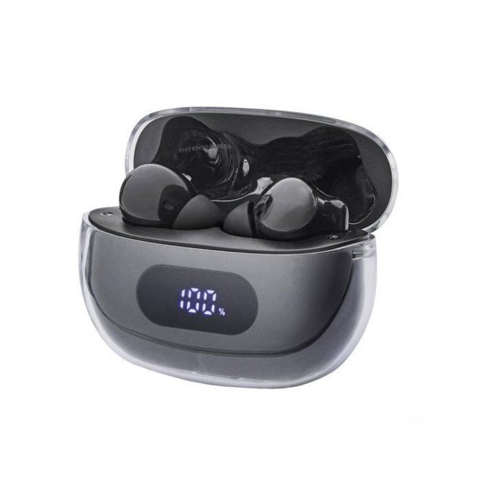 Intenso Buds Plus TWS T310AE Écouteurs sans Fil avec réduction Active du Bruit, ENC, Bluetooth et jusqu'à 25 Heures de Lecture de