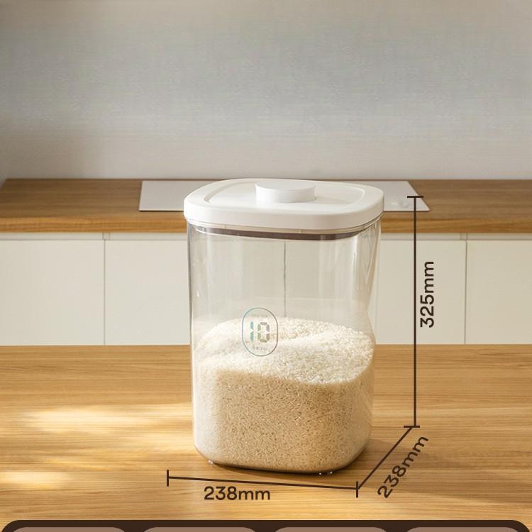 Moisture Proof Seal, 10 Pound Rice Bucket, Flour Storage Tank, Storage Box, Pet Storage Bucket, Cat Food Bucket, Miscellaneous Grain Rice Box