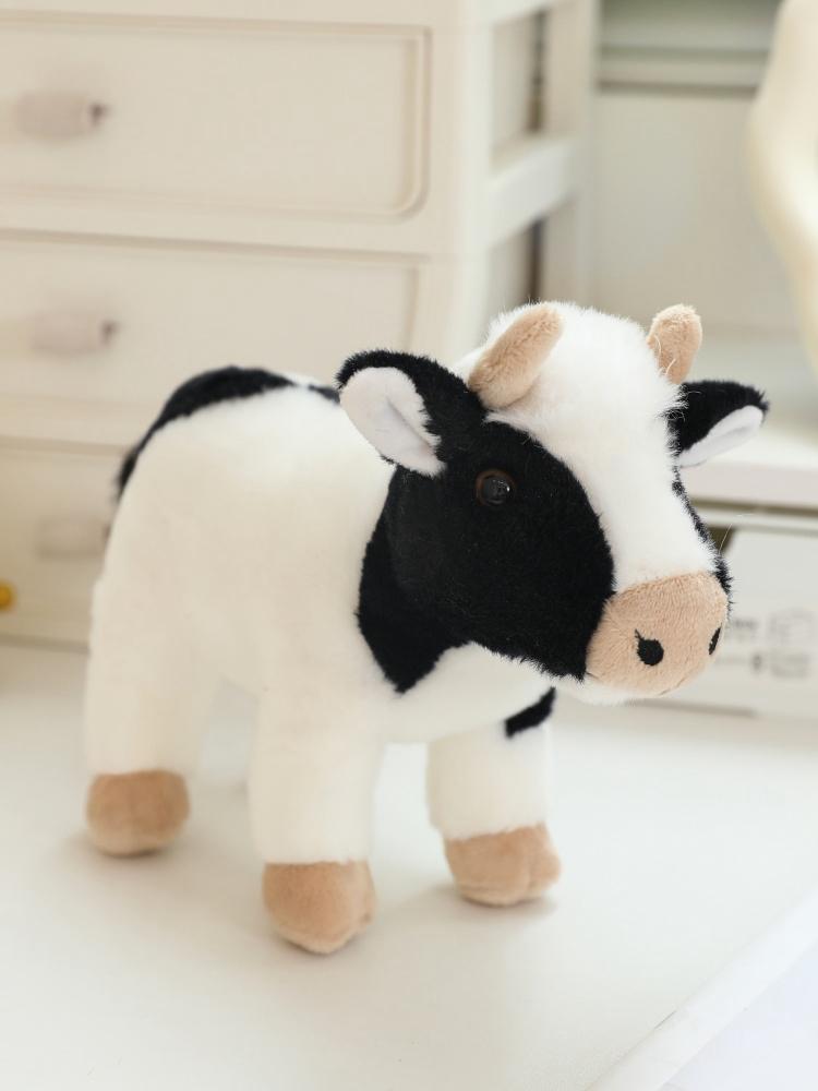 20cm Cute Little Zoo Animal Stuffed Toy Goat Donkey Lion Deer Plush Toys Girl Boy Xmas Birthday Present Kawaii Plushies