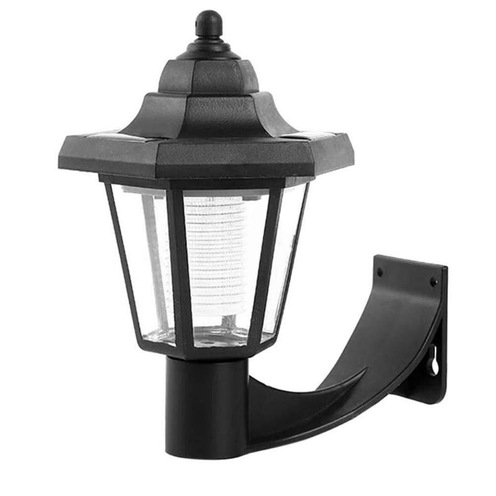 Hexagonal Solar LED Wall Lamp for Outdoor Courtyard Decor