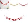 Helles und farbenfrohes Frohe Weihnachten Happy New Year Banner Hängedekor