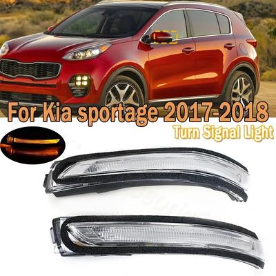 Car Rearview Side Mirror Turn Signal Lamp Light LED Turn Indicating For Kia KX5 Sportage 2016-2018 87614D9000 87624D9000