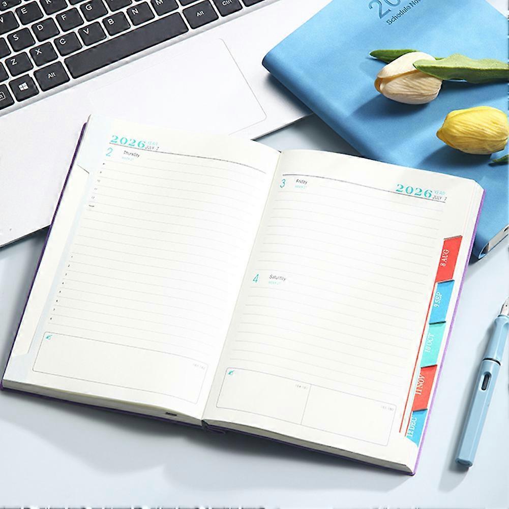 Portable A5 Planner Reminder 2026 Daily Planning Goal Setting for Daily Routine Enhancer