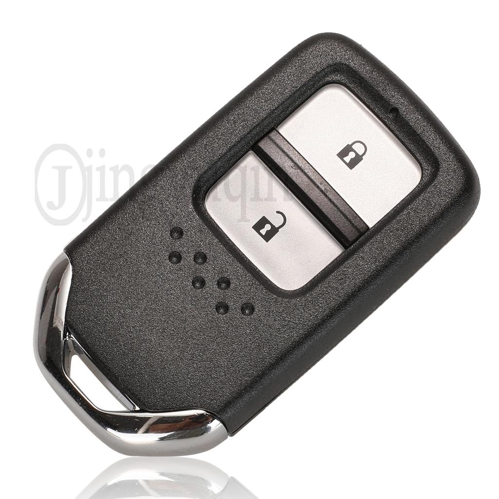 Jingyuqin 2/3/4/6 Buttons Remote Smart Key Shell Fob For Honda City Jazz Xrv Venzel Hrv Key Case Uncut Blade Replacement