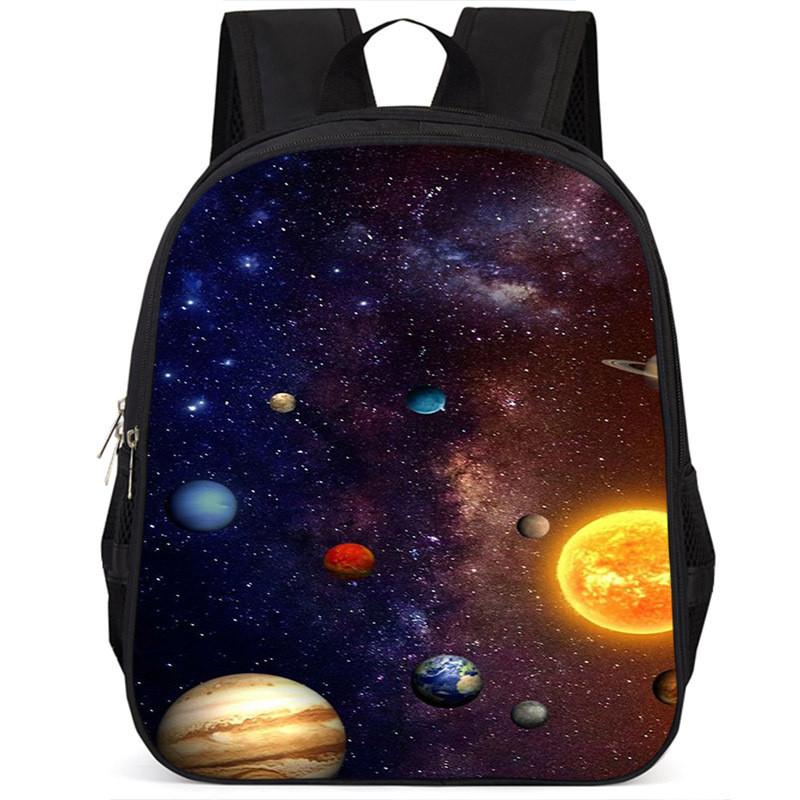 Spacious 15-inch Lightweight Oxford Cloth Backpack For Kids Unisex School Bag