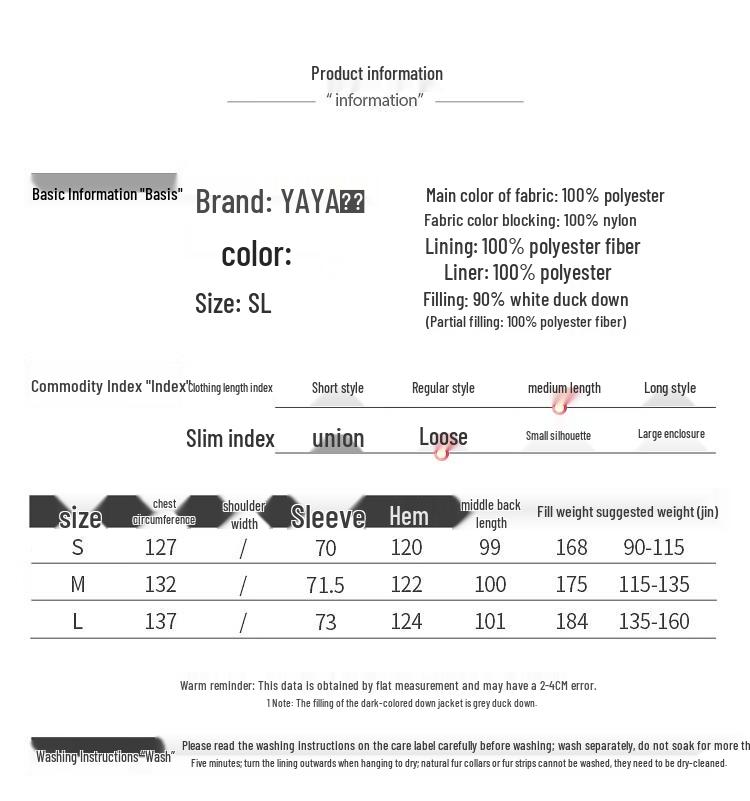 Cappotto invernale da donna di media lunghezza con cappuccio in piumino d'anatra