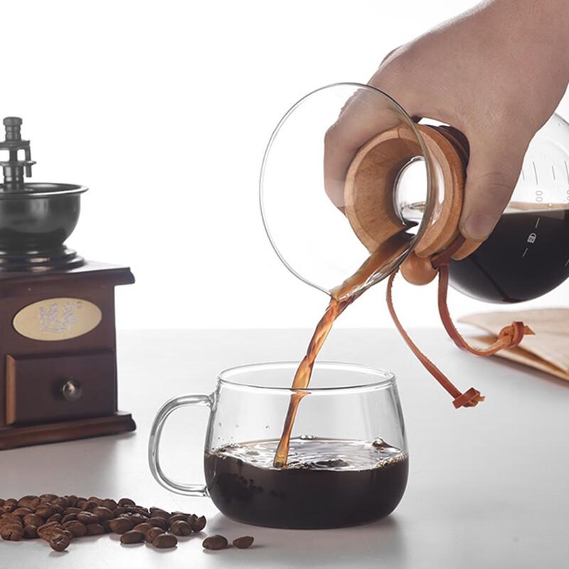 LISM Heat-Resistant Glass Pour-Over Coffee Maker