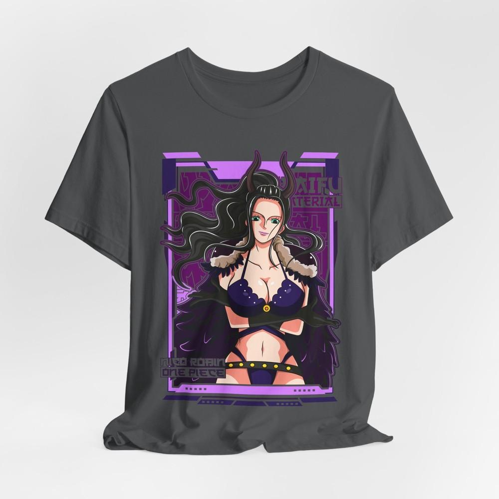 Anime Graphic Tee Sexy Waifu Nico Robin Shirt Unisex Jersey Top Anime Fan S