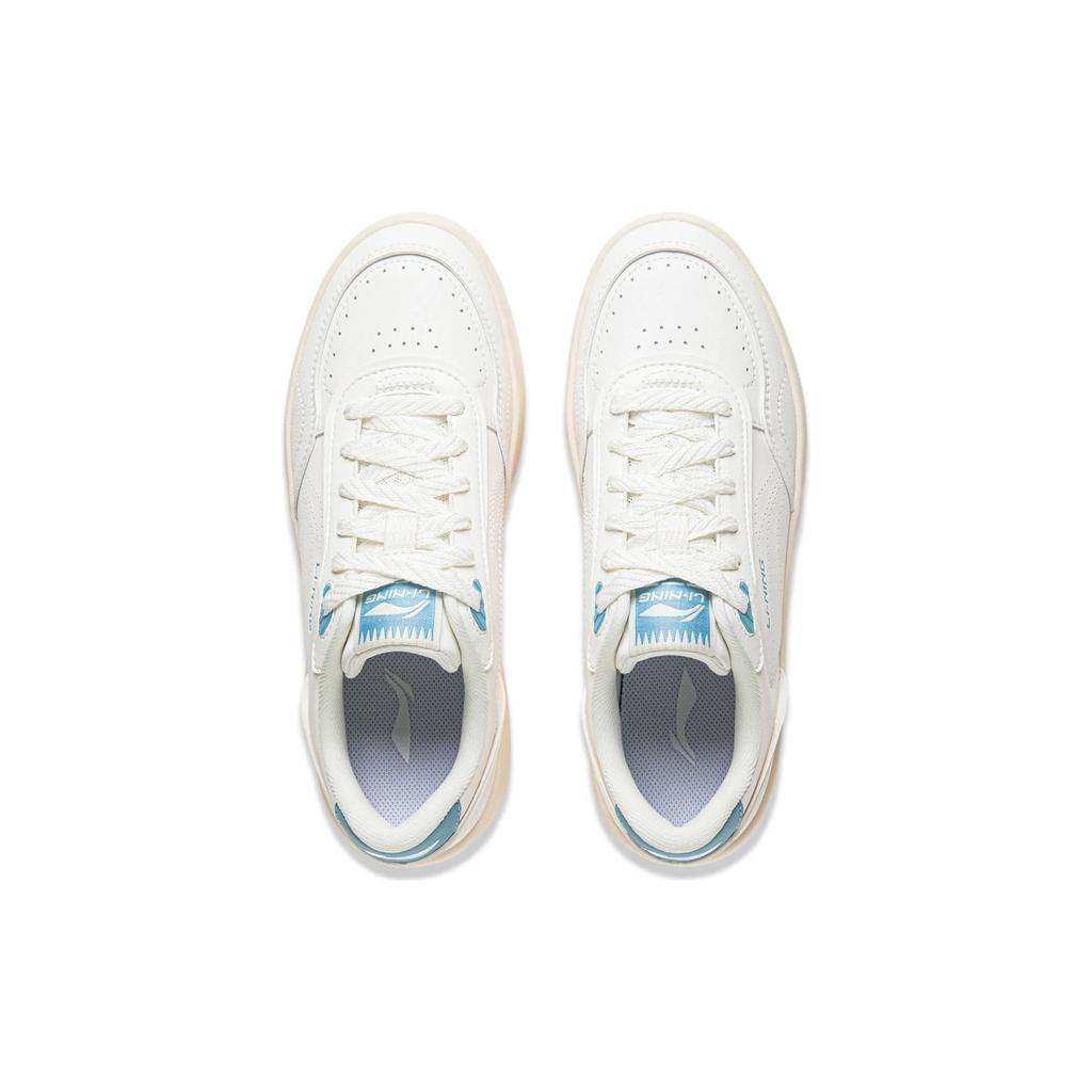 New LiNing Su Su Anti Slip Wear Resistant Low Top Skateboard Shoes Women's White AGCU112-2