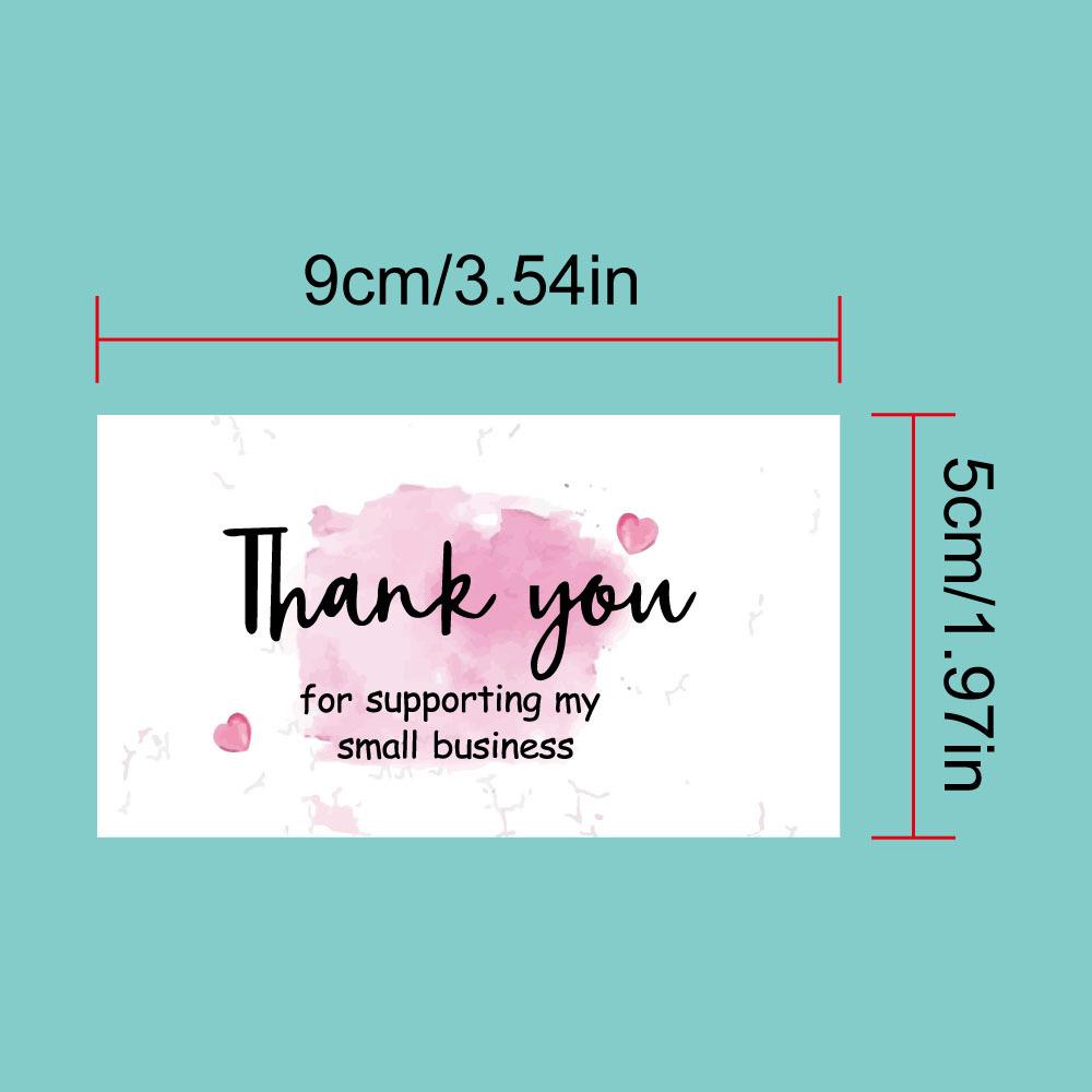 50 Cards/pack, Greeting Cards, Thank You Cards, Paper Cards, Thank You for Your Order, Thank You Cards, Small Businesses, Thank You Cards