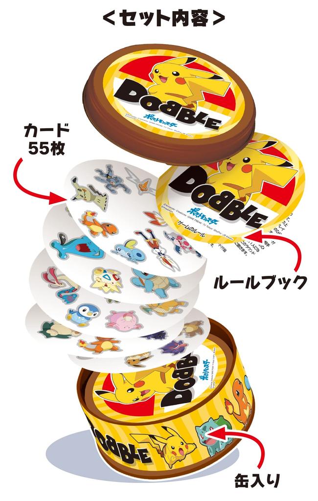 Ensky DOBBLE Pokemon Multicolor