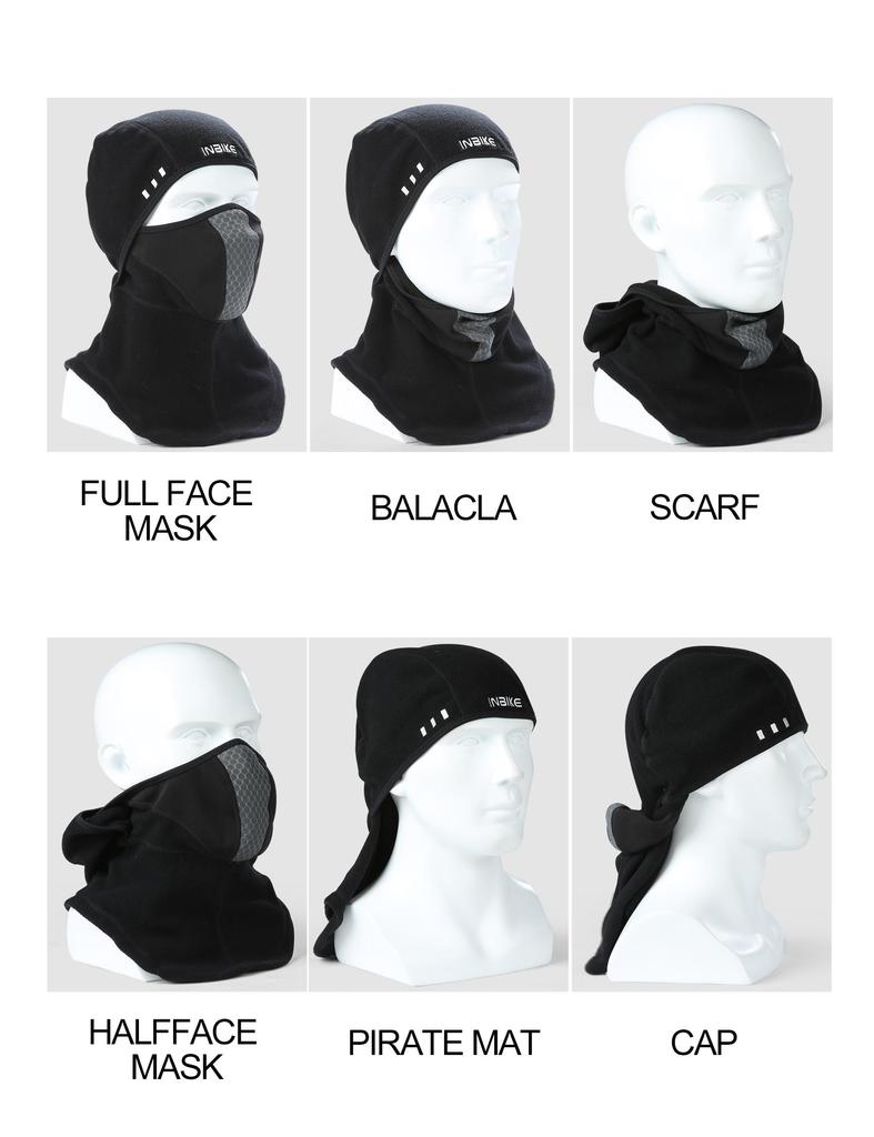 INBIKE Balaclava Motorbike Bicycle Balaclava Winter Ski Full Face Mask For Cycling Hiking Skiing Snowboarding and Other Outdoor Winter Sports Black
