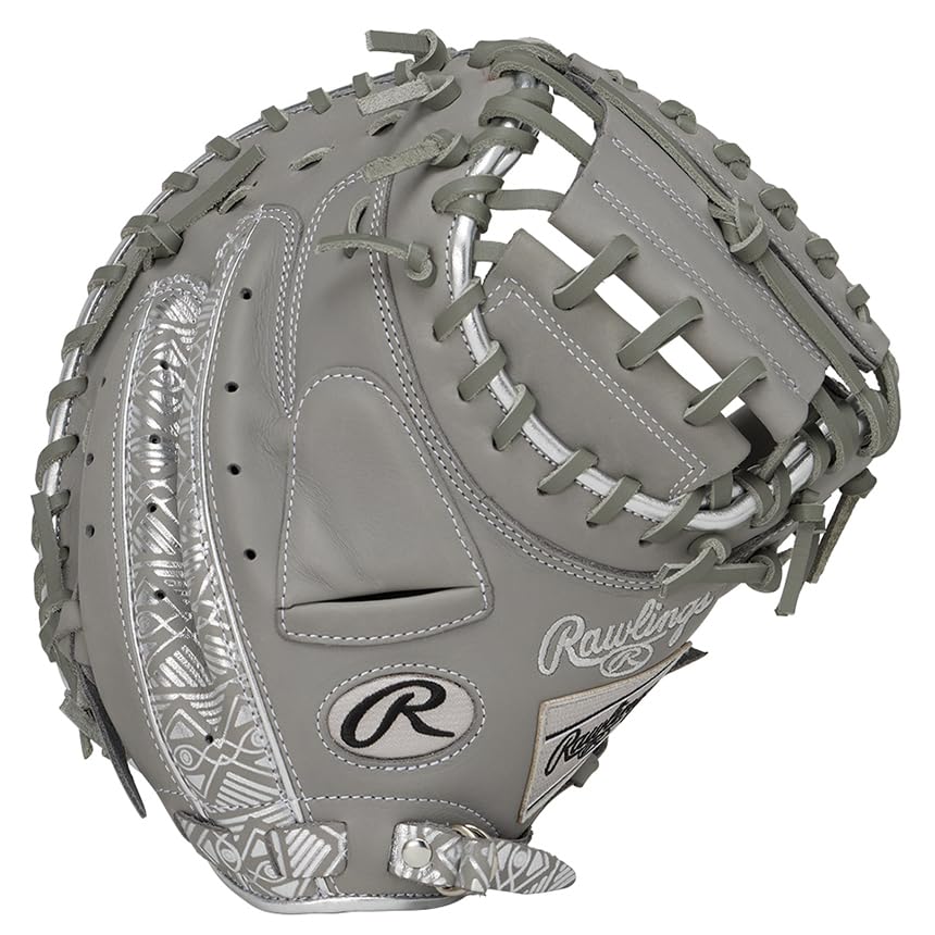 

Rawlings CLOUD METAL GR5FHC2AF Baseball 33 Throw HOH® Glove, Soft, Catcher s, Gray/Platinum, inches, Left-Handed