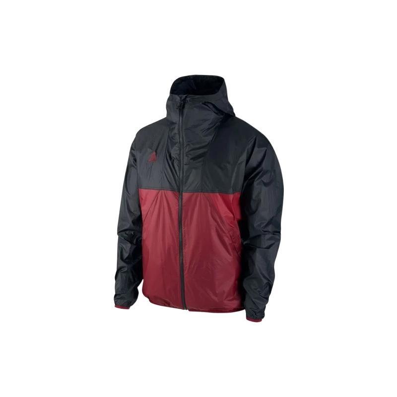 Men s Nike ACG Colorblock waterproof Lightweight Hooded Jacket Red CK7239-011 S
