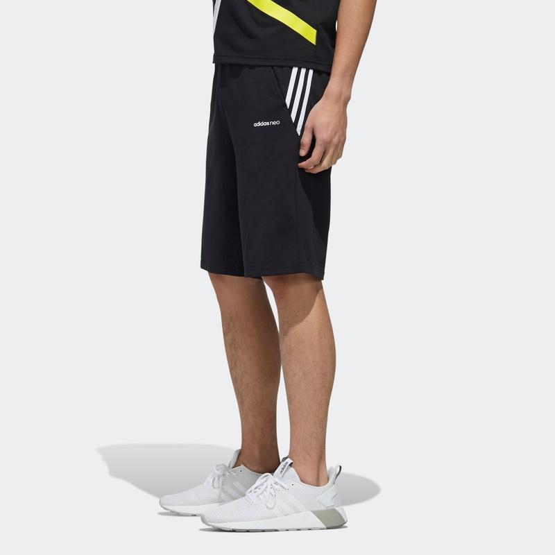 Adidas Neo Casual Sports Shorts Men Bottoms Black DZ8720